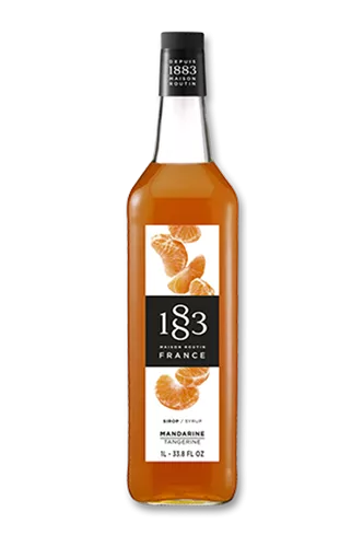 GLASS - 1883 Maison Routin France Syrup 1L - Tangerine