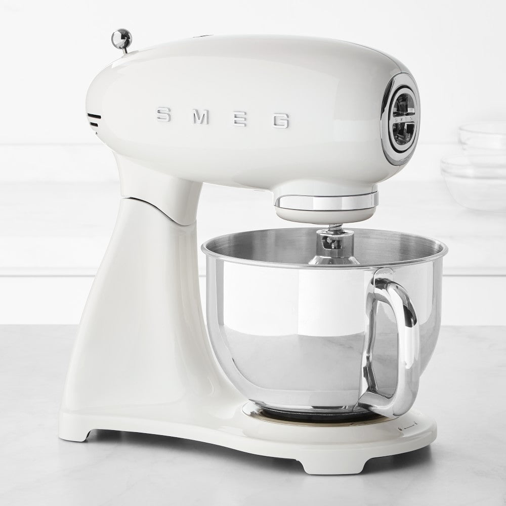 Smeg 50's Retro Style Aesthetic Stand Mixer - White