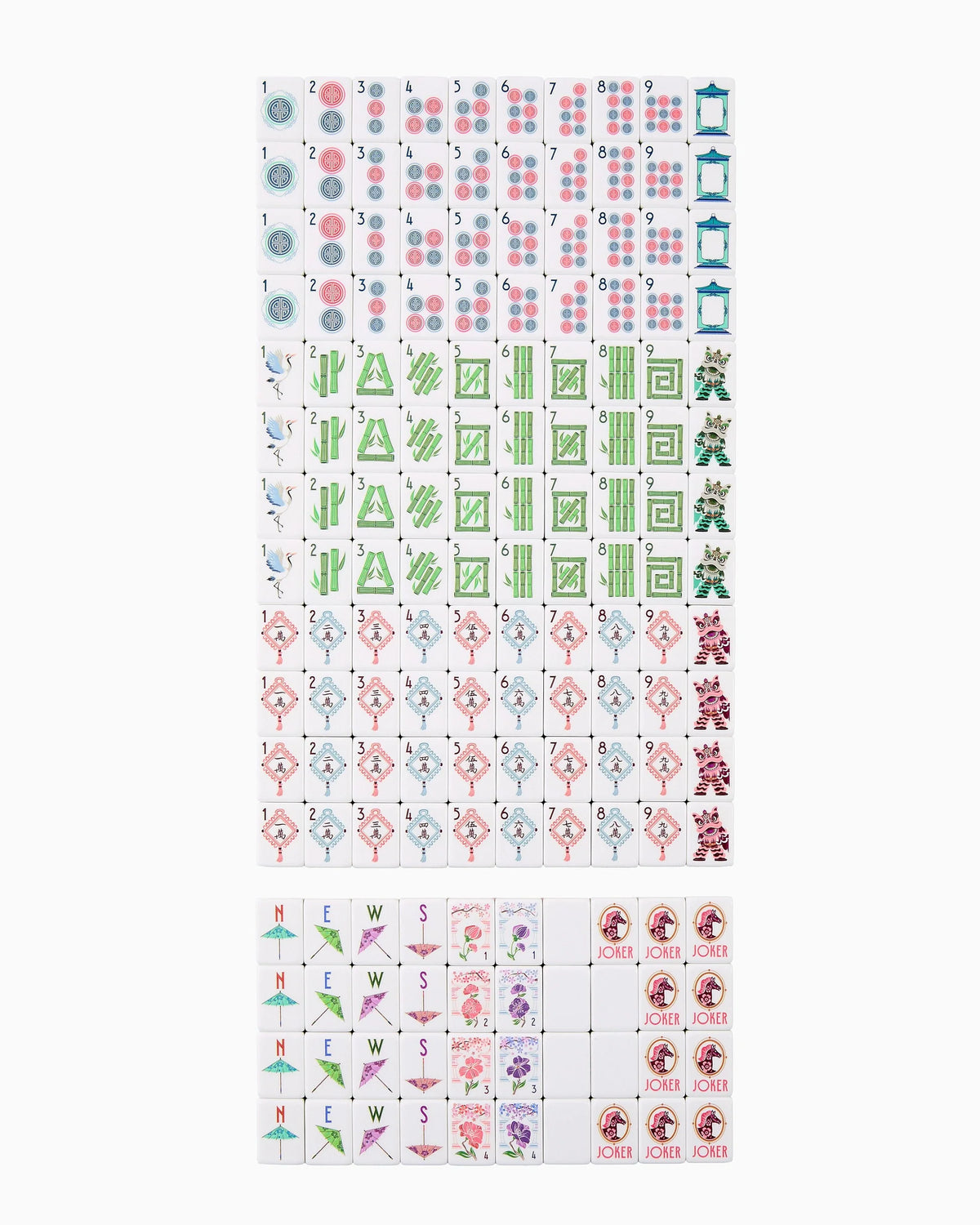 Solara Mahjong Tiles
