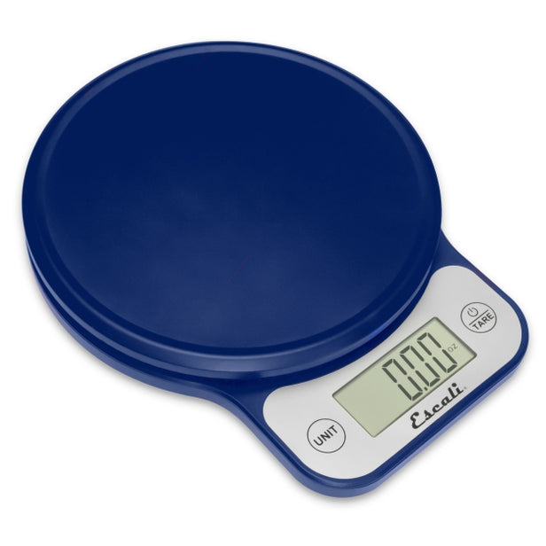 FOOD SCALE DIGITAL BLUE ROUND