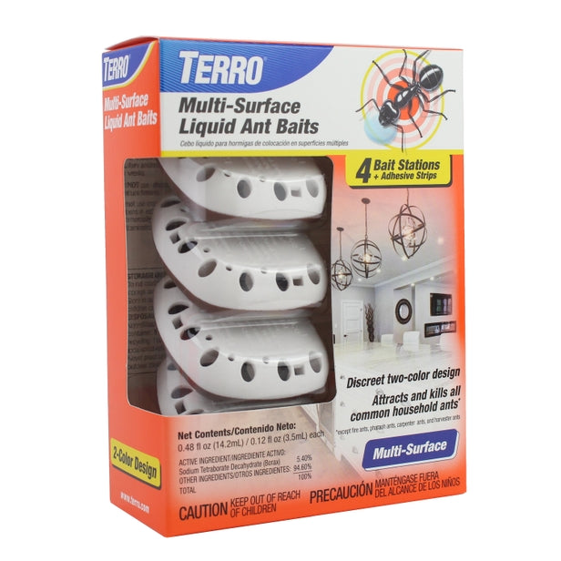 Terro Ant Bait Liquid Multi-Surface - 4pk