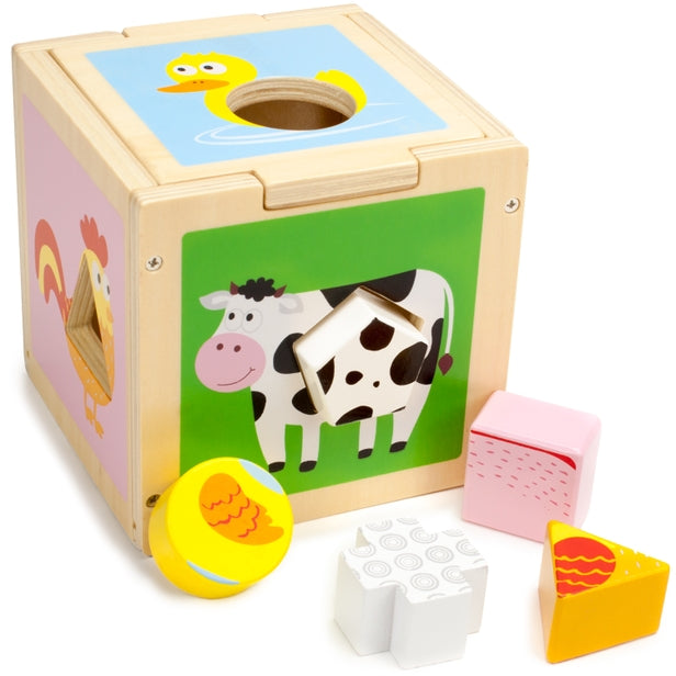 BABY BLOCK SORTING FARM BOX