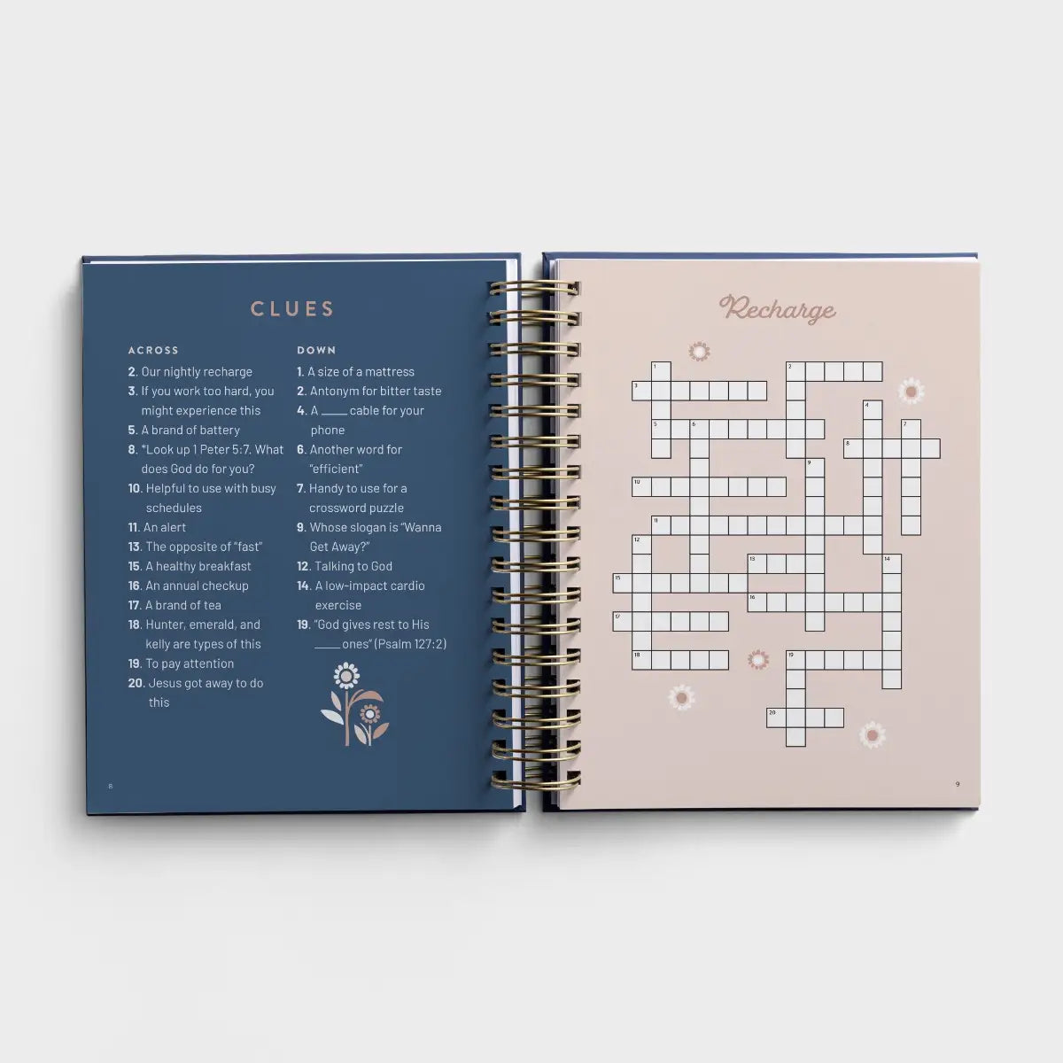 Devotional Crossword Puzzle Book - Renew Your Mind