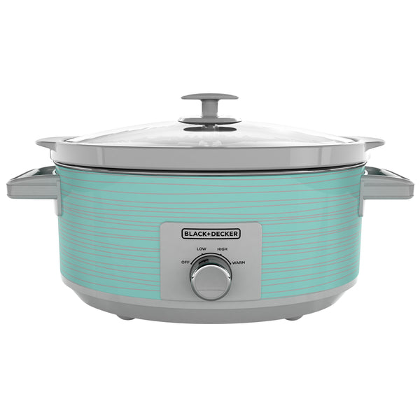 7 Quart Teal Slow Cooker