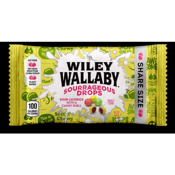 CANDY SOURRAGEOUS MINI 3OZ