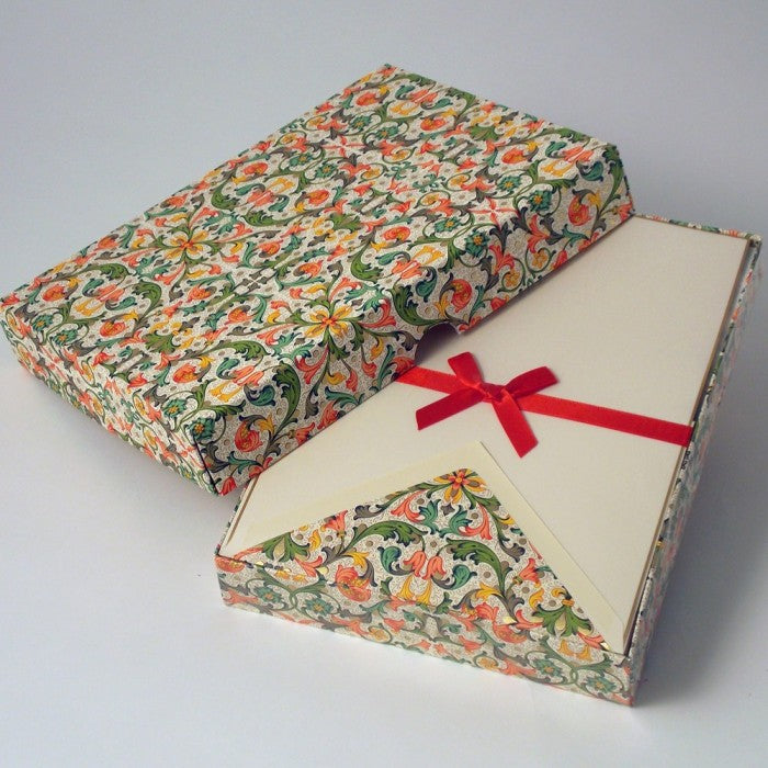 Writing Papers and Lined Envelopes - Traditional Florentine