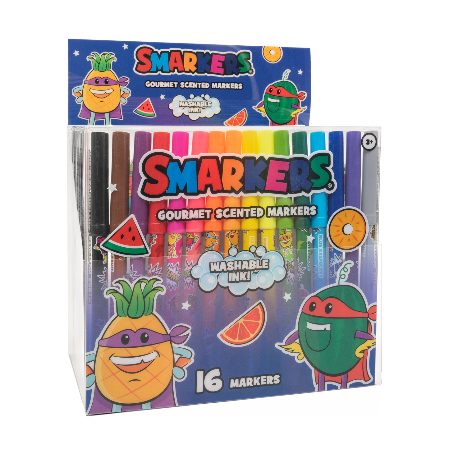Washable Smarkers Small 16packs in Display of 10