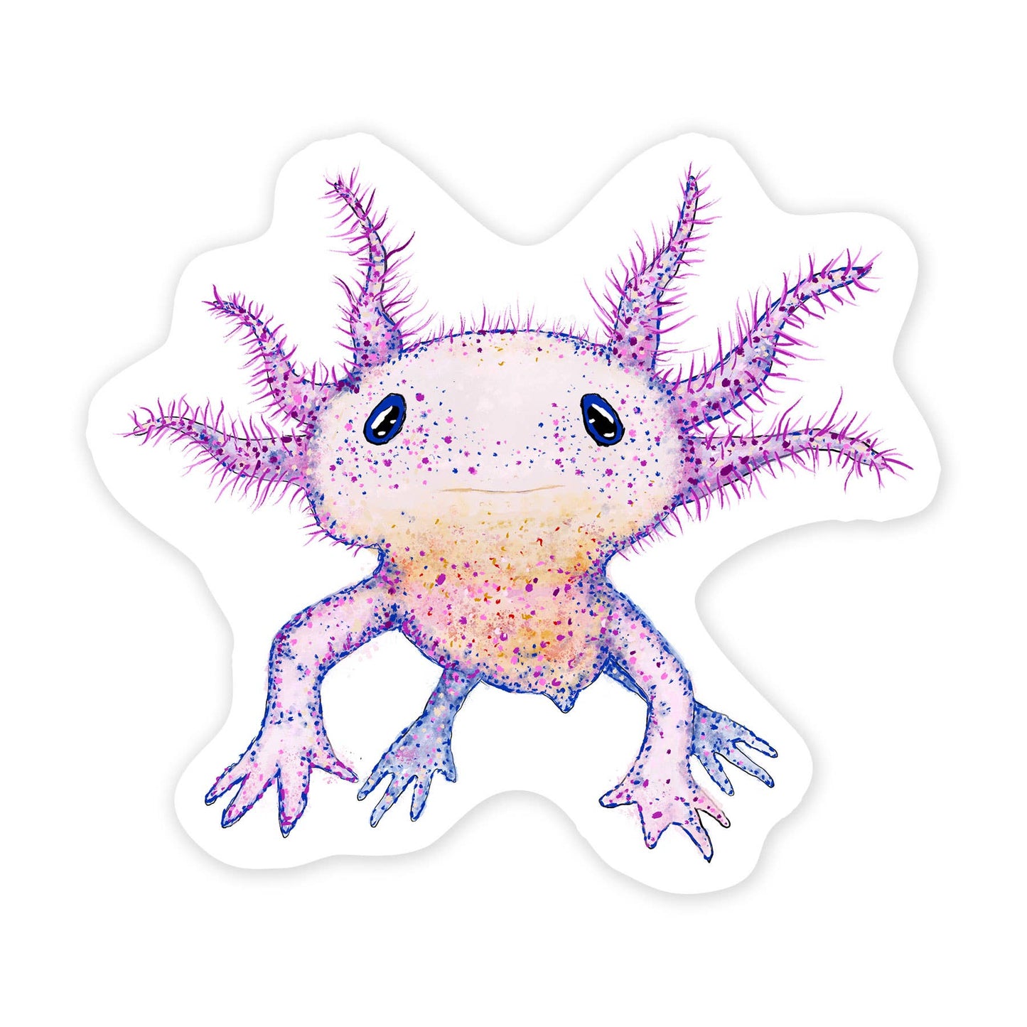 Axolotl - 3 Inch Vinyl Art Sticker