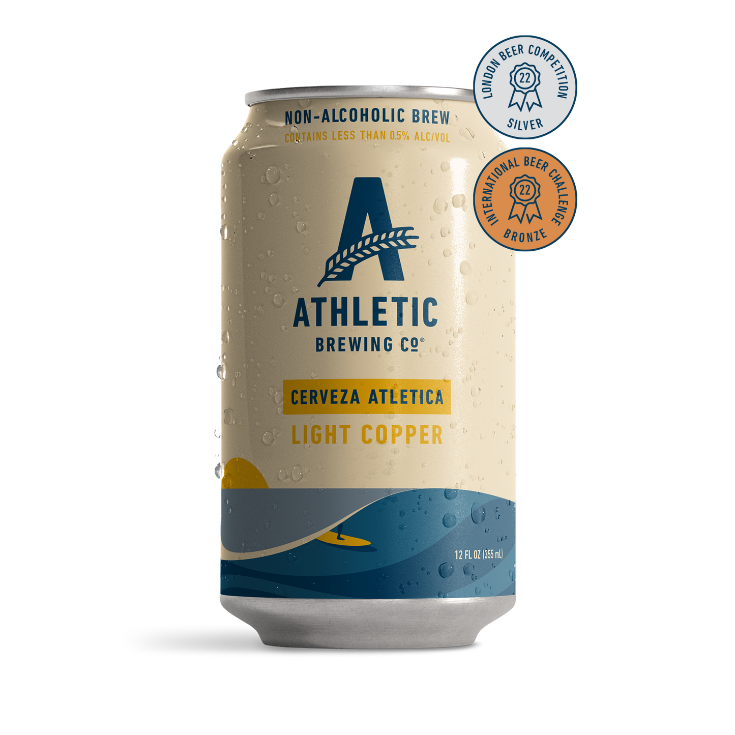 Athletic Brewing - Cerveza Atletica (Non-Alcoholic) - 6 PACK