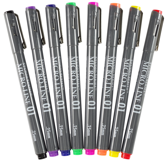 Bible Micro-Line Color Pens (8-piece Set)