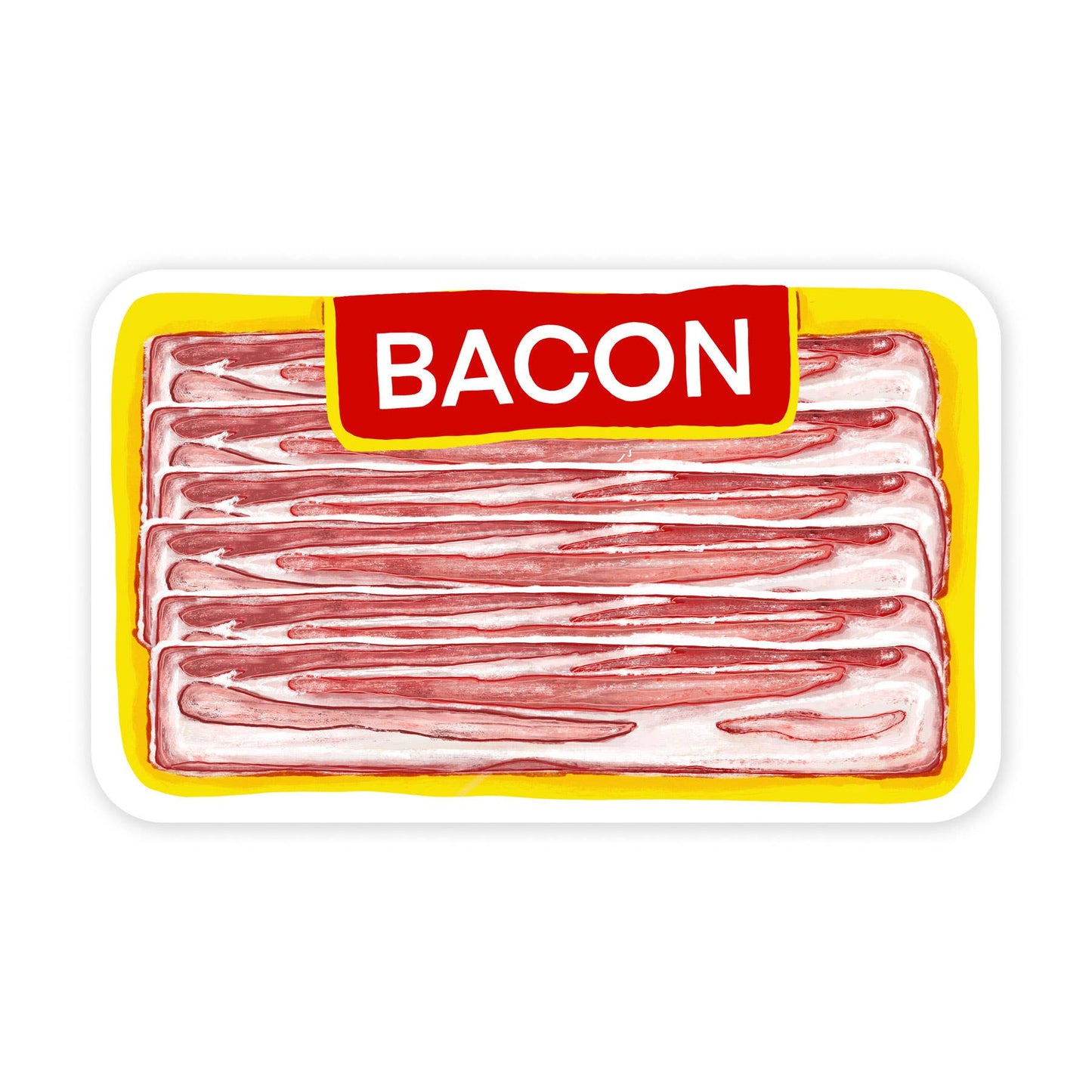 Bacon - 3 Inch Vinyl Art Sticker
