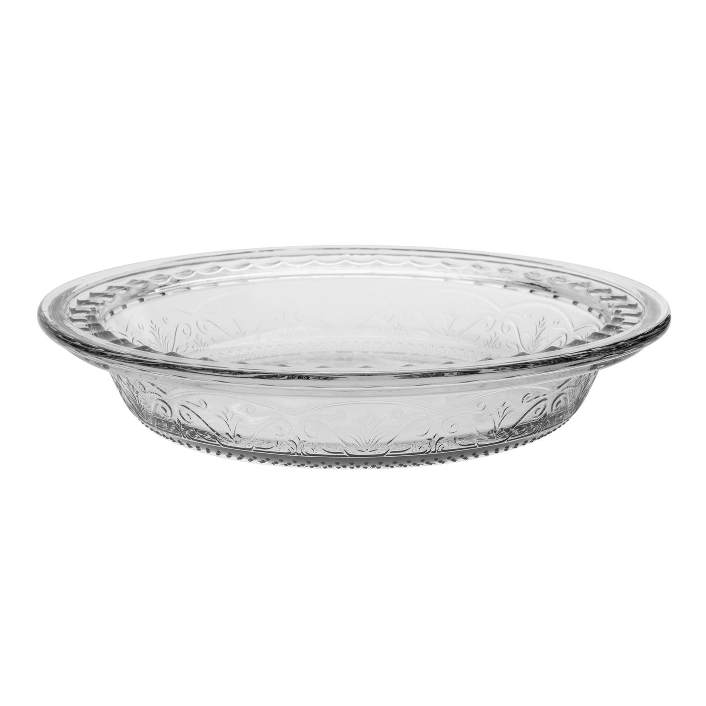 9.5" Laurel Embossed Pie Dish