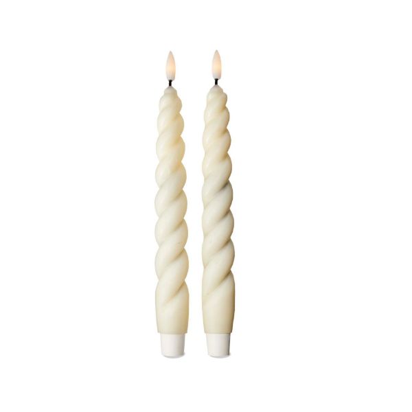 Spiral LED Tapers, Set of 2
