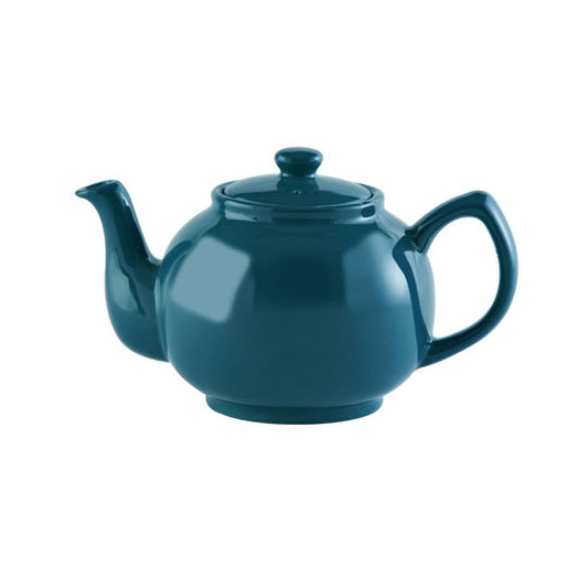 TEAL BLUE 6 CUP TEAPOT 37 FL OZ