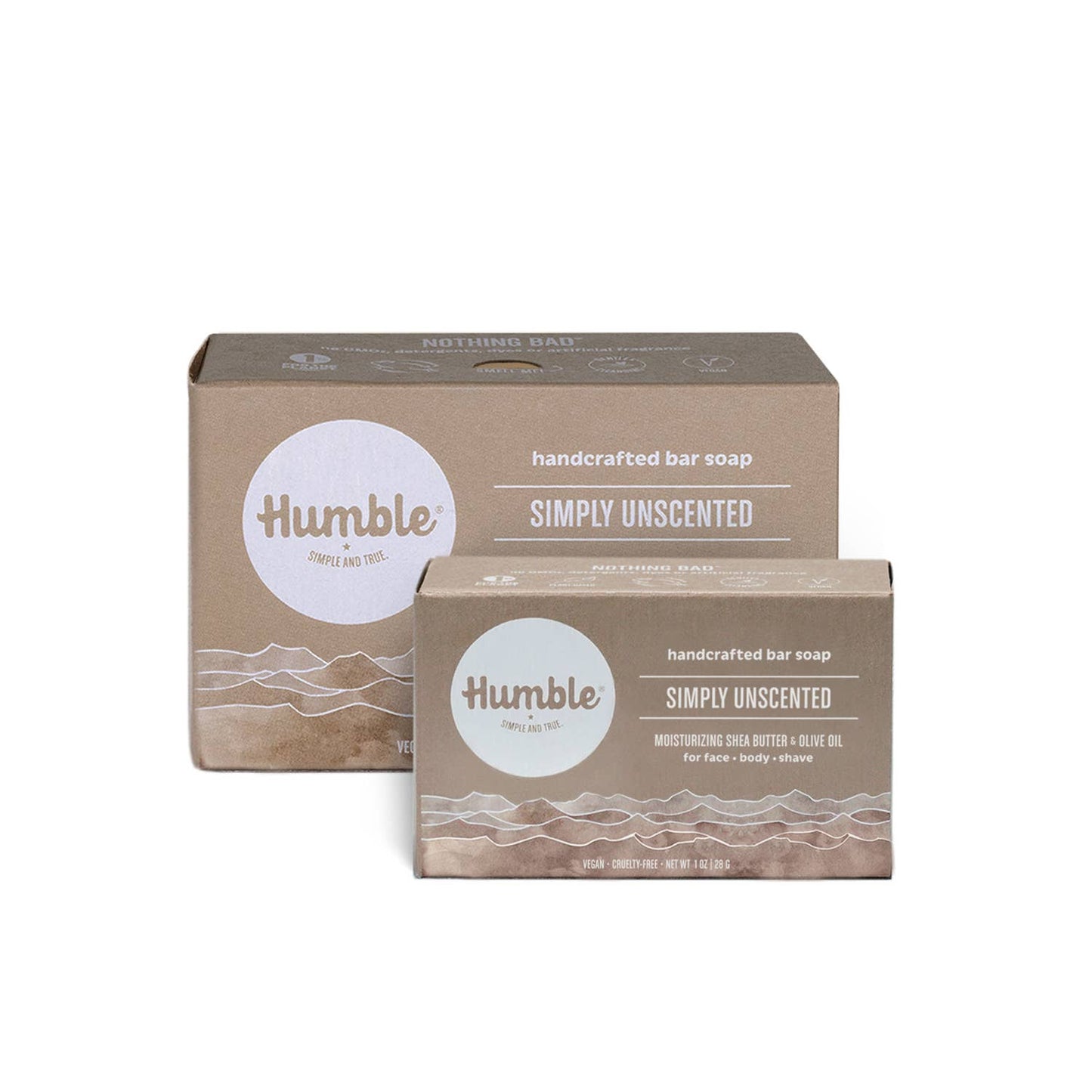 Simply Unscented Travel Soap Bar