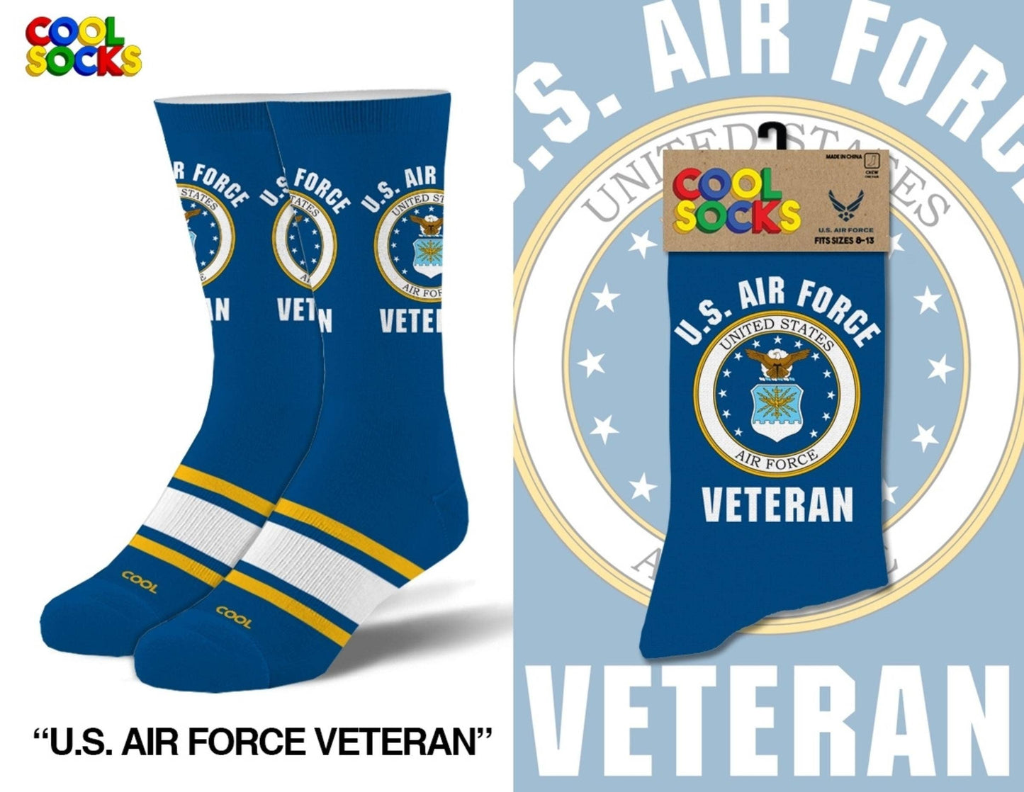 US Air Force Veteran Socks