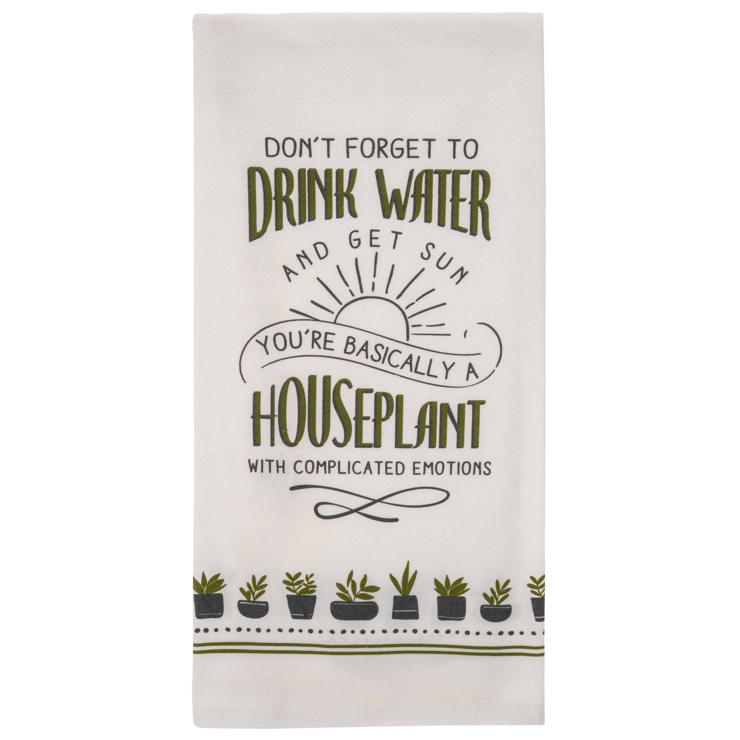 Cheeky Flour Sack Tea Towels: Butter