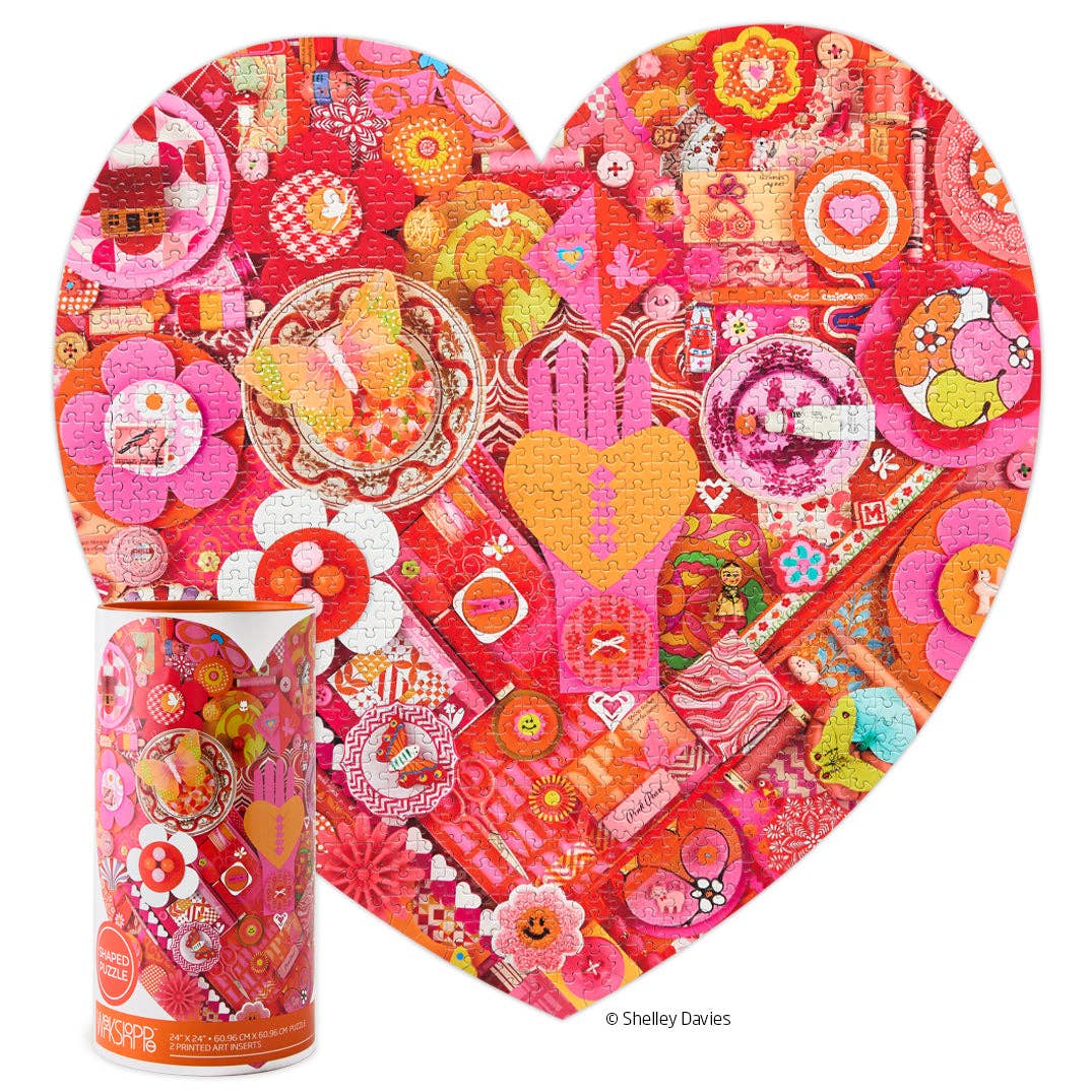 Heart Collage 1000 Piece Puzzle | Valentine's Day
