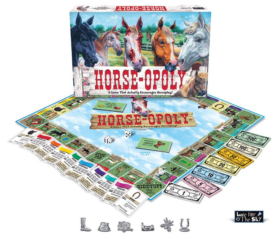 Horse Opoly Board Game, by Late for the Sky