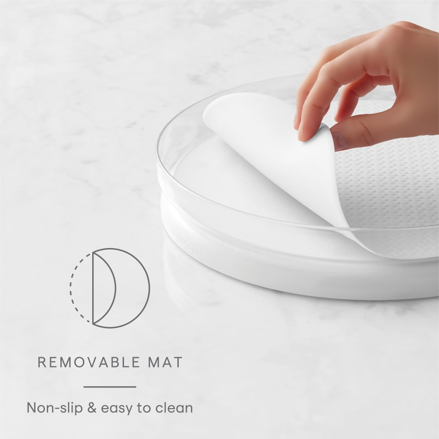 Fridgeview® Fridge Turntable with Mat, 11”