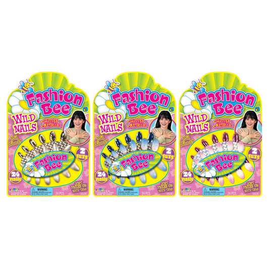 WILD NAILS SET 24PC