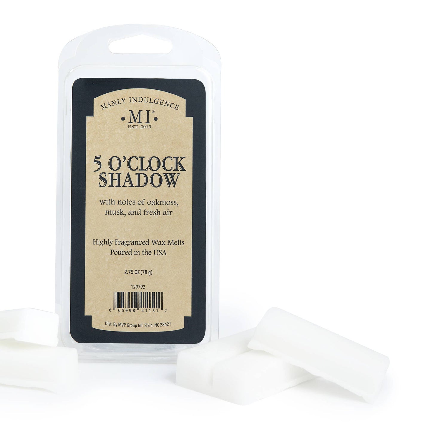 5 O'Clock Shadow, Manly Indulgence Wax Melts, 2.75 oz