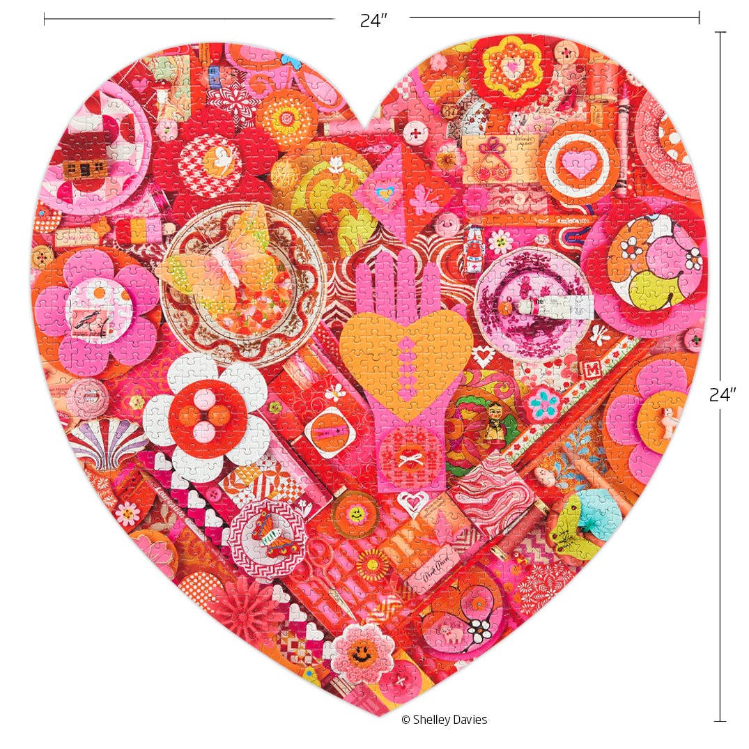 Heart Collage 1000 Piece Puzzle | Valentine's Day
