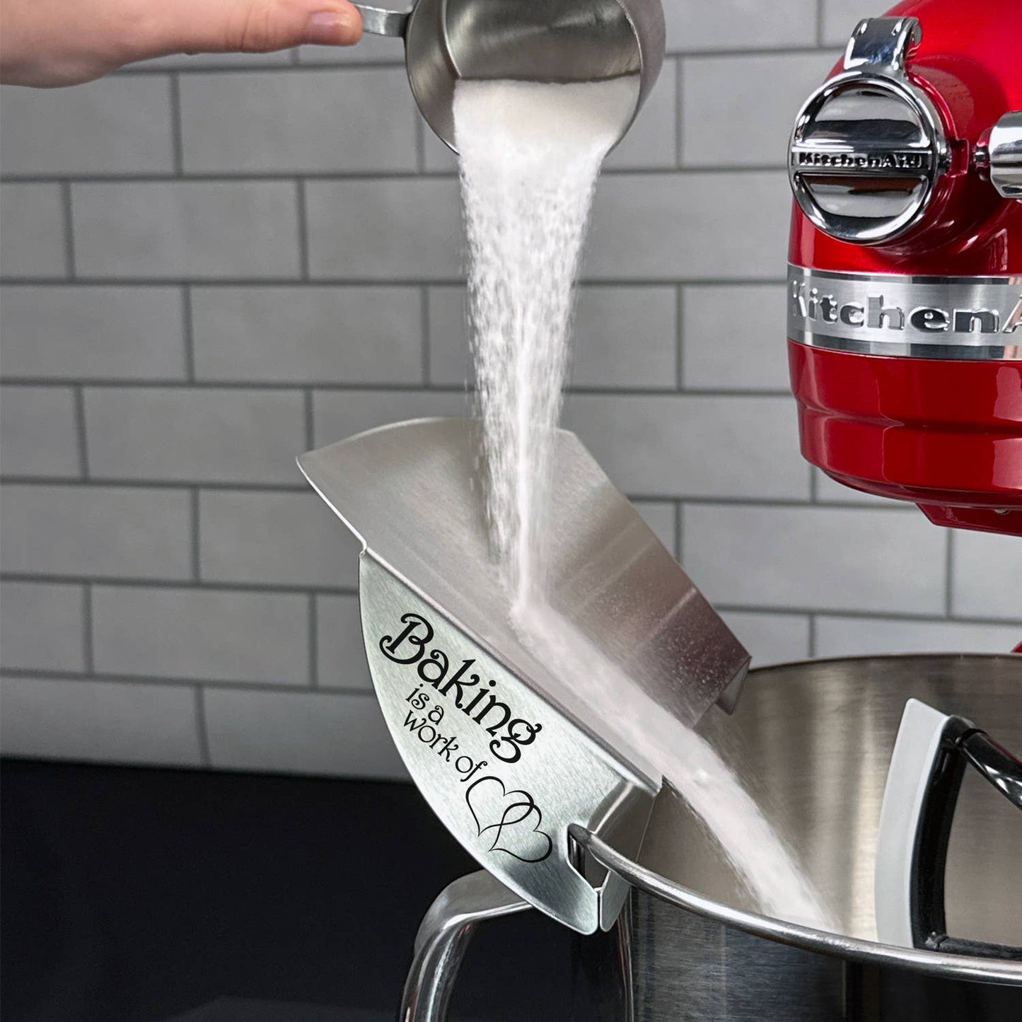 Slogan Pouring Chutes / For Metal Mixing Bowls: Baking Is My Superpower