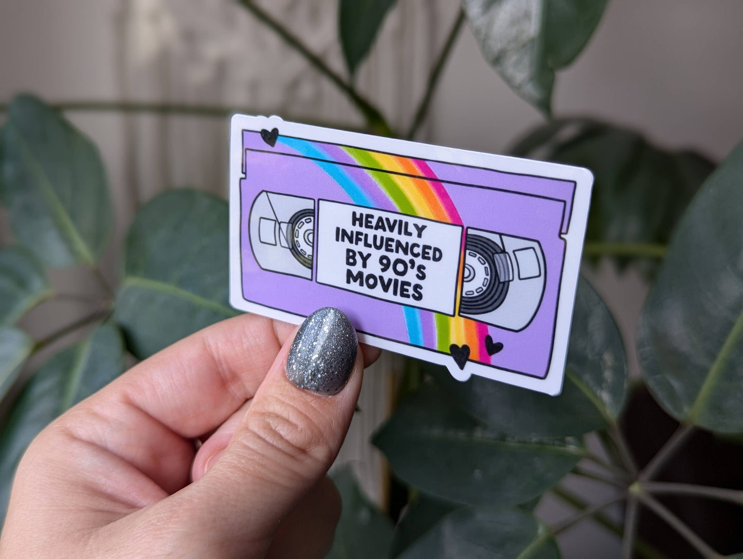 Heavily influenced by 90s movies sticker, nostalgia, y2k: Loose