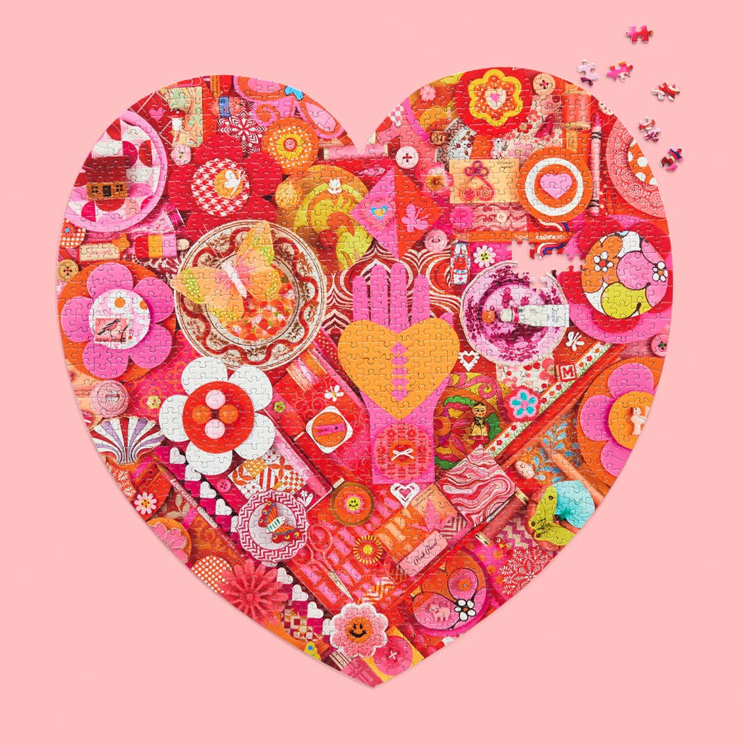 Heart Collage 1000 Piece Puzzle | Valentine's Day