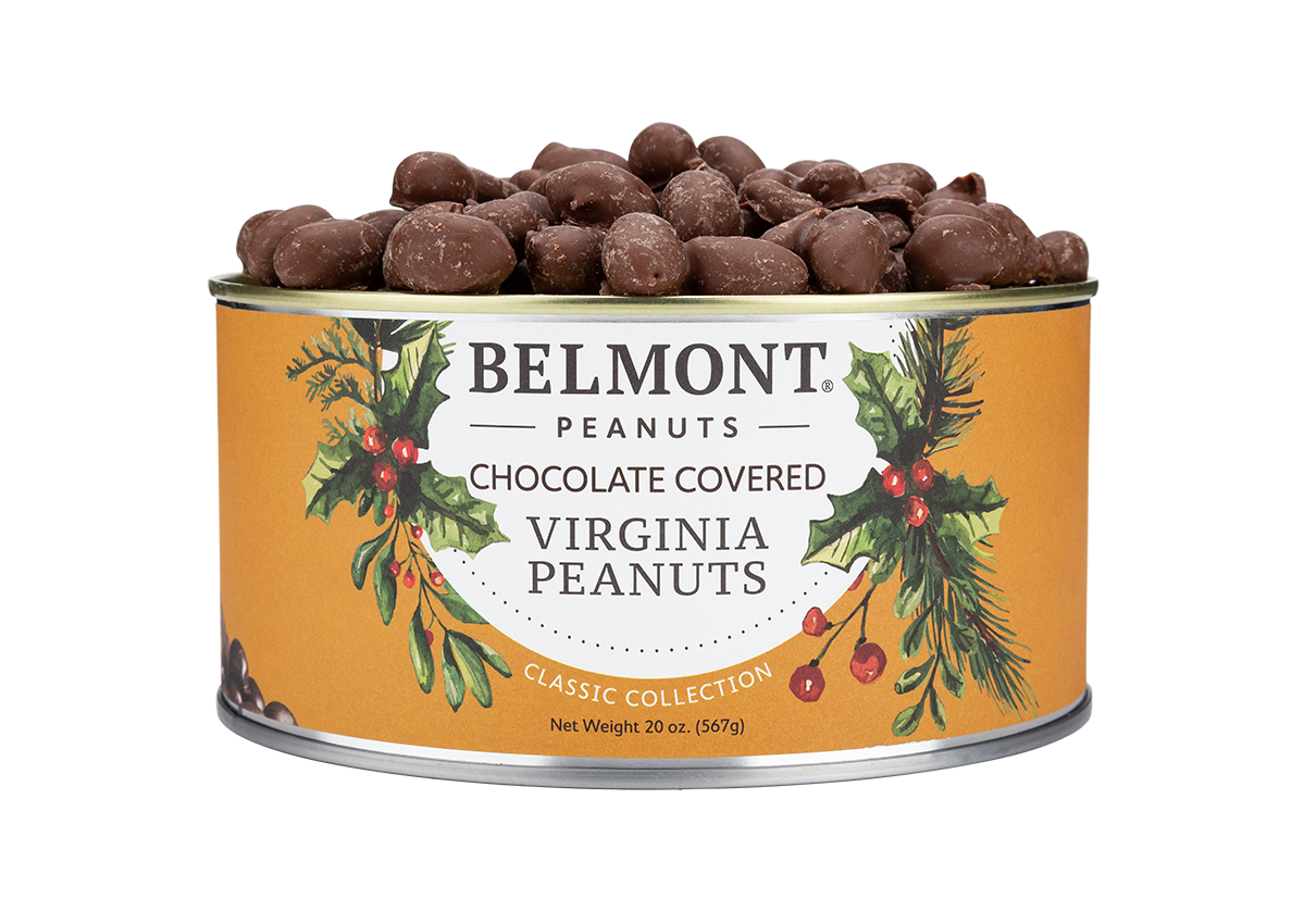 Holiday Chocolate Covered Peanuts: 10oz