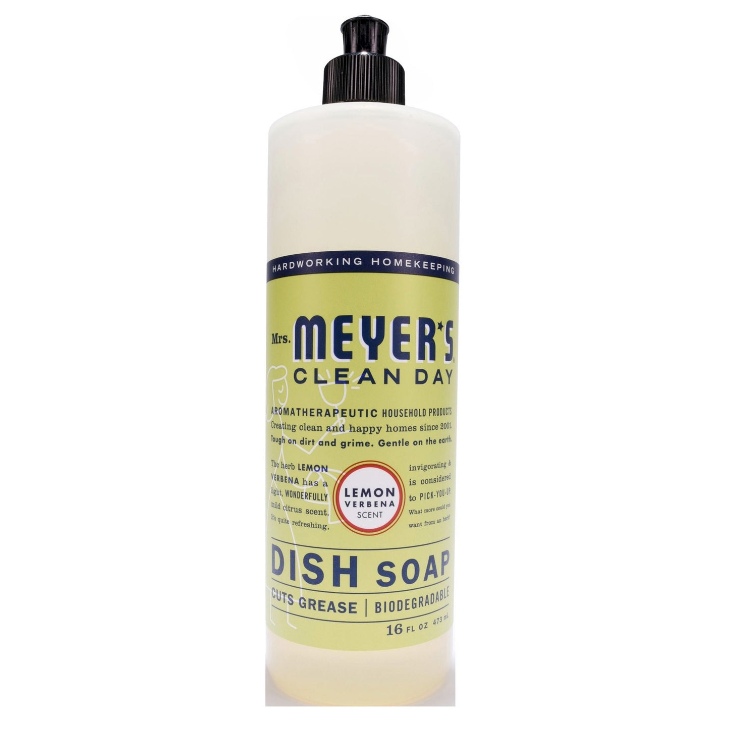 DISH SOAP MRS MEYERS LMN/VRB 16OZ