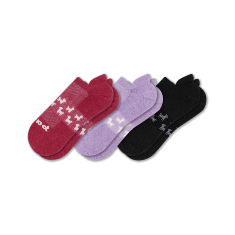Women's Low Cut Pacas Socks: Medium / Large (US: 8.5 - 11.5+) ~ Assorted Colors