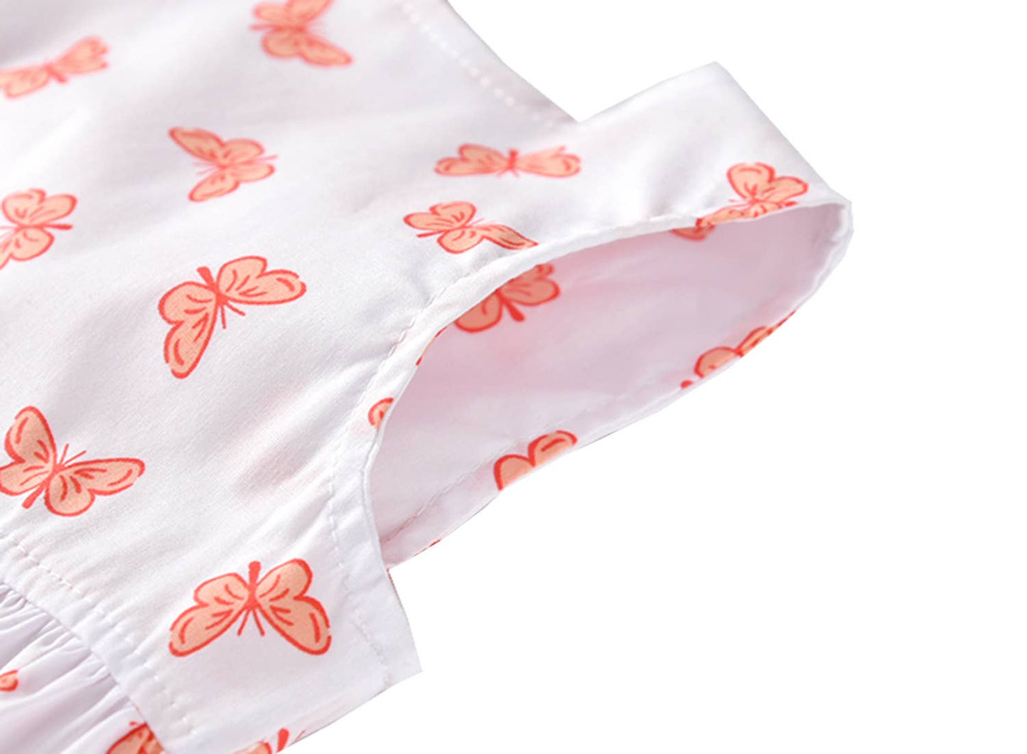 Butterfly Plaid A-line Little Girl Dress: 2-3T