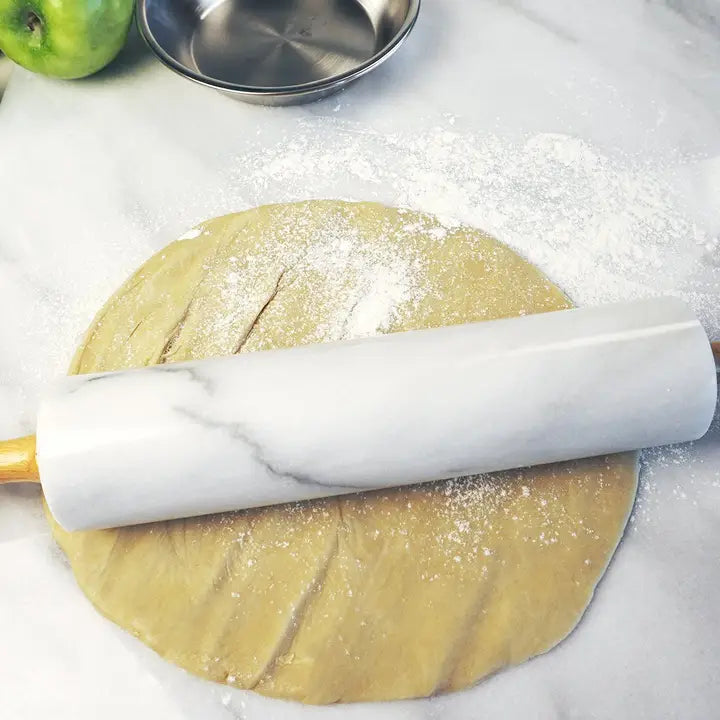 RPW-10 White Marble Rolling Pin