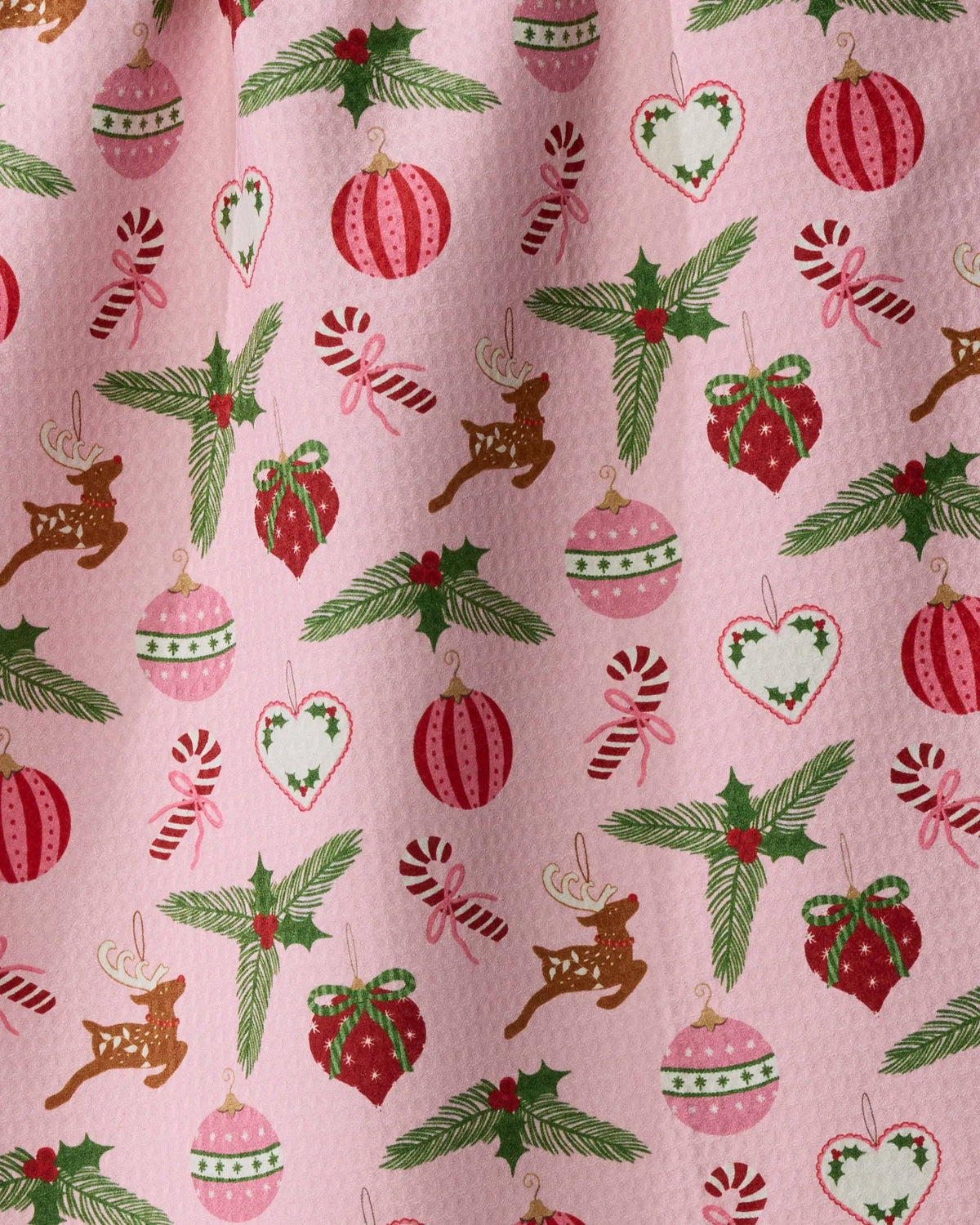 Pink Tidings Luxe Kitchen Towel - Holiday 2026