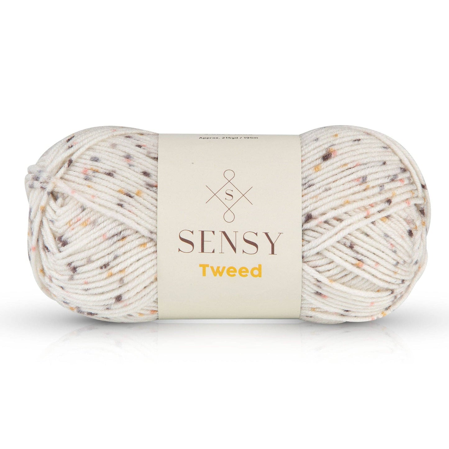 Sensy Tweed Yarn, 3.5 oz, 214 Yards, Gauge 4 Medium: Purple / 1 Skein