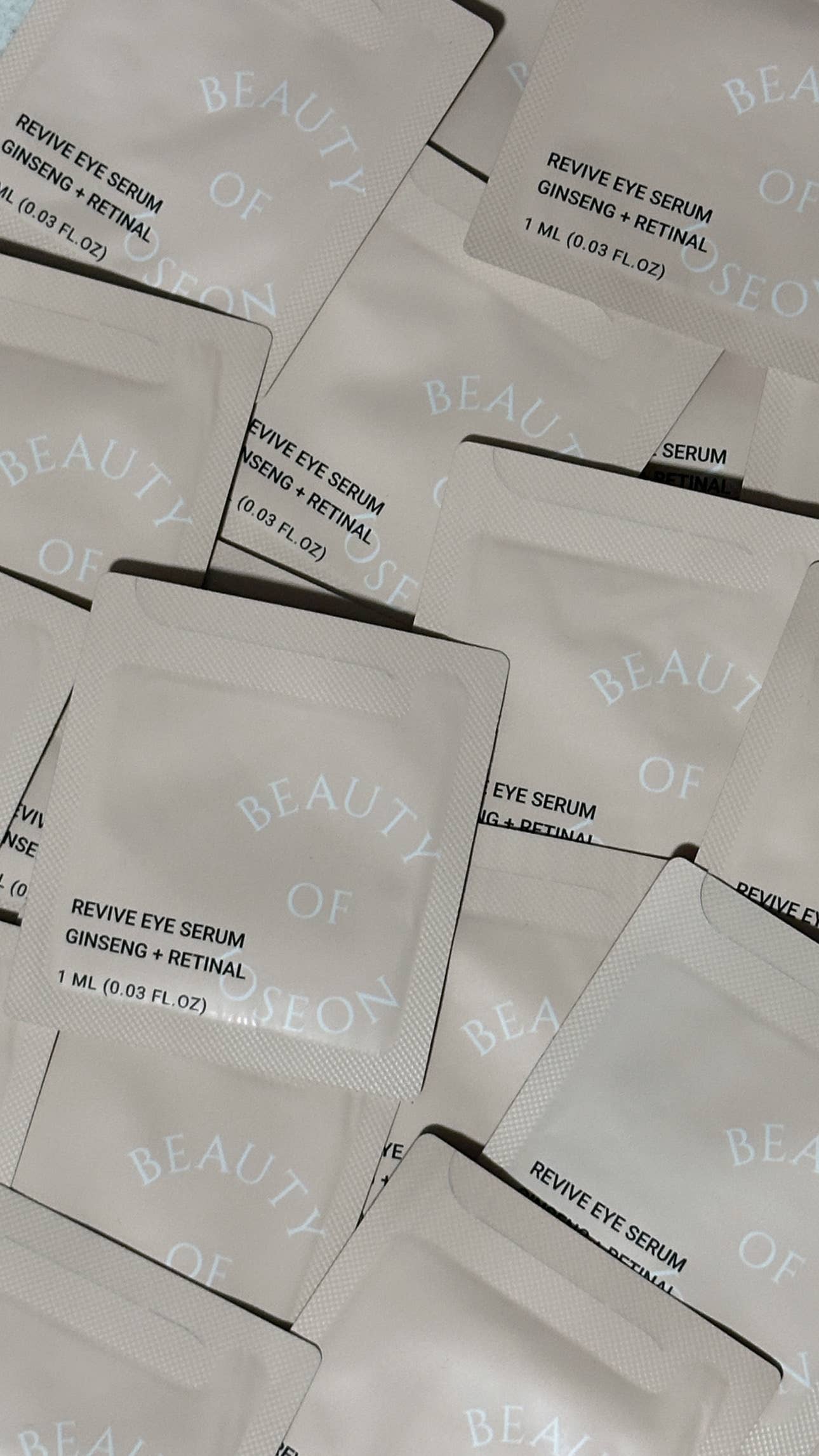BEAUTY OF JOSEON Skincare Sachet Samples Serum Cream: Ginseng Eye