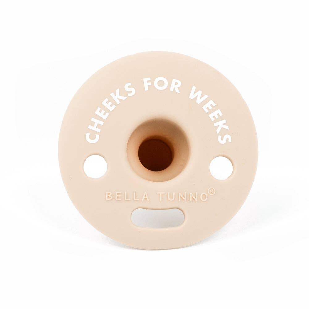 Cheeks for Weeks Bubbi™ Pacifier: Tan