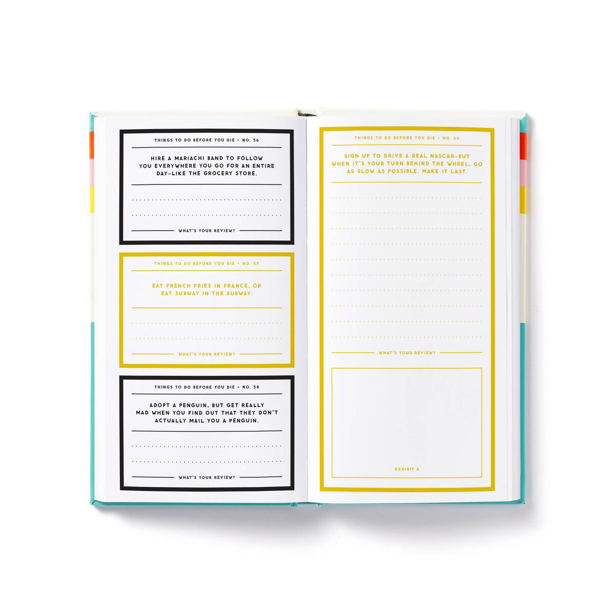Brass Monkey A Million Things to Do Before You Die Prompted Journal