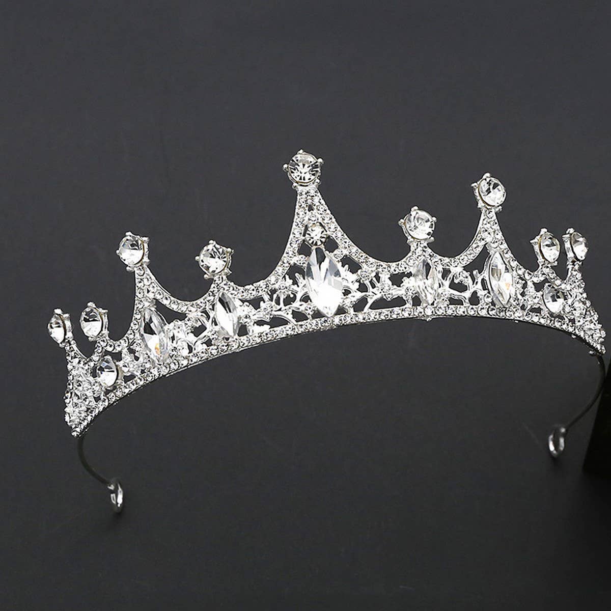 CELEBRITY-STYLE BRIDAL CROWN WEDDING ACCESSORIES_CWMM2028: TYPE10 / (OS) 1