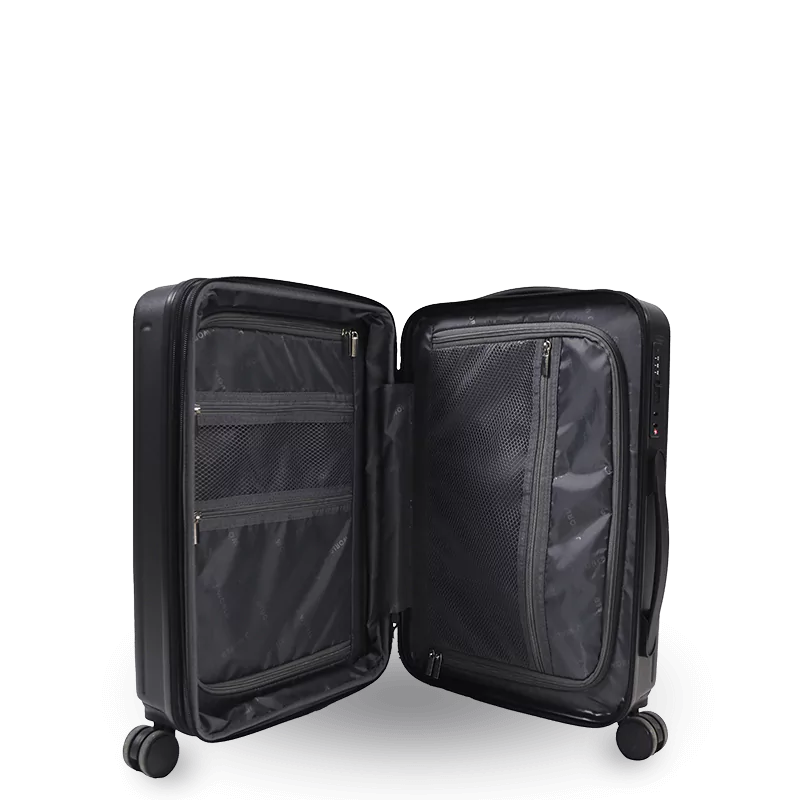 North Hardside Carry-on Luggage 20'': BLACK