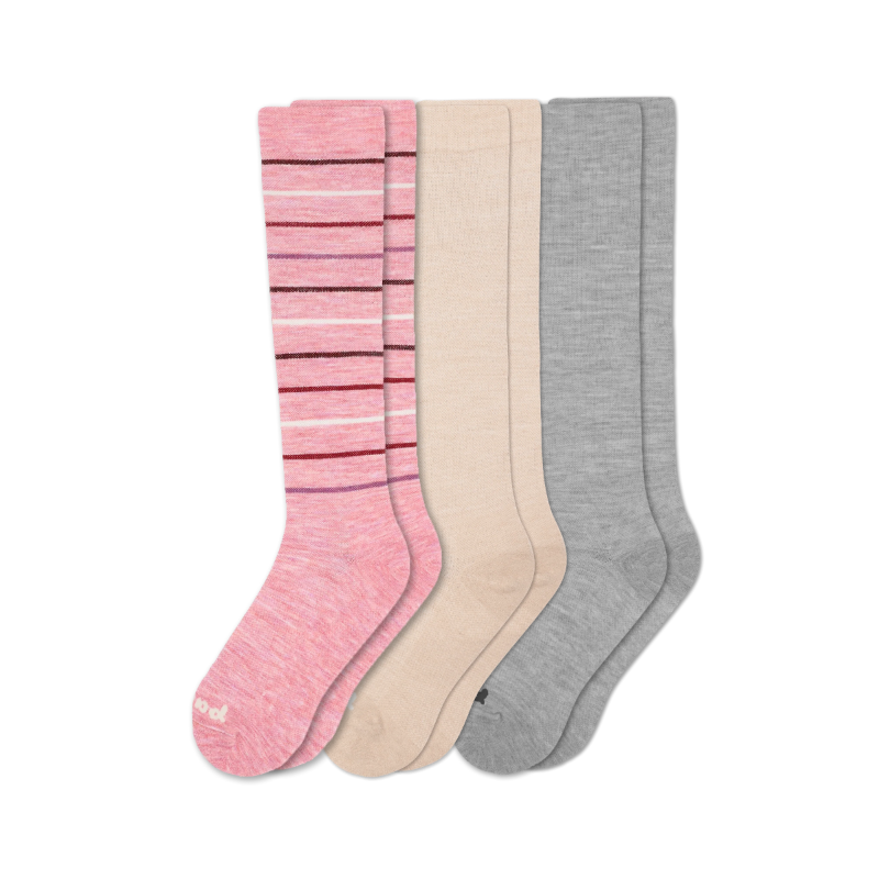 Women's Compression Socks: Medium / Large (US: 8.5 - 11.5+) ~ Assorted colors ~ Sold separately
