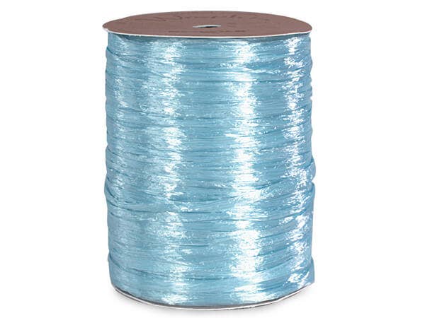 Pearlized Raffia Ribbon: Celadon Pearlized / 1 Pack / 500 yards
