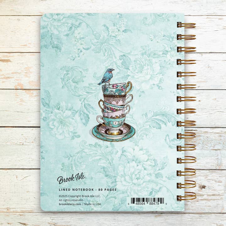 Notebook/Journal (Lined) - Teacups