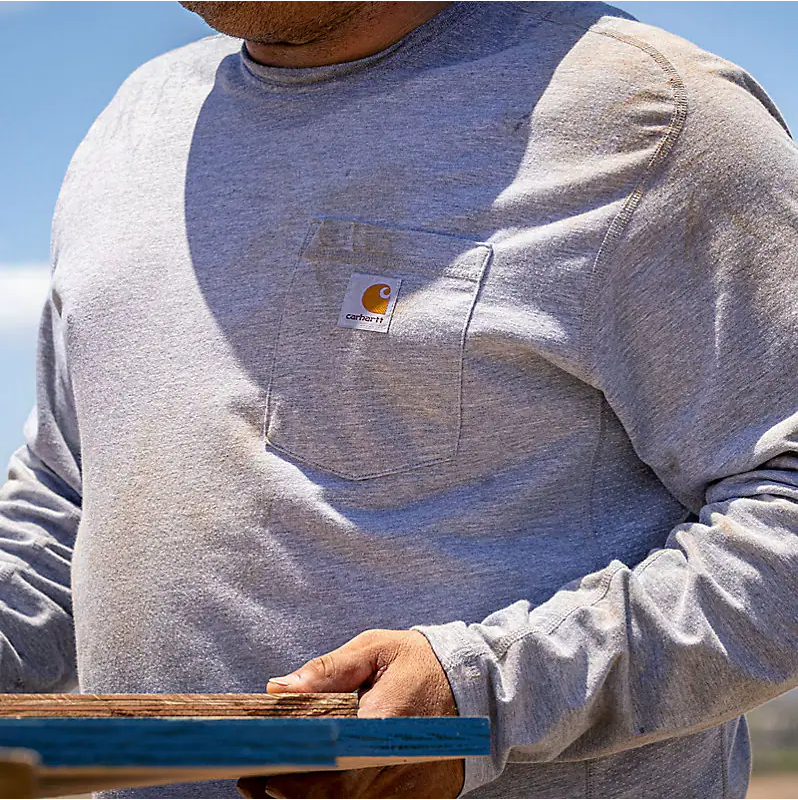 100393 034REGULAR FORCE COTTON LONG SLEEVE TSHIRT