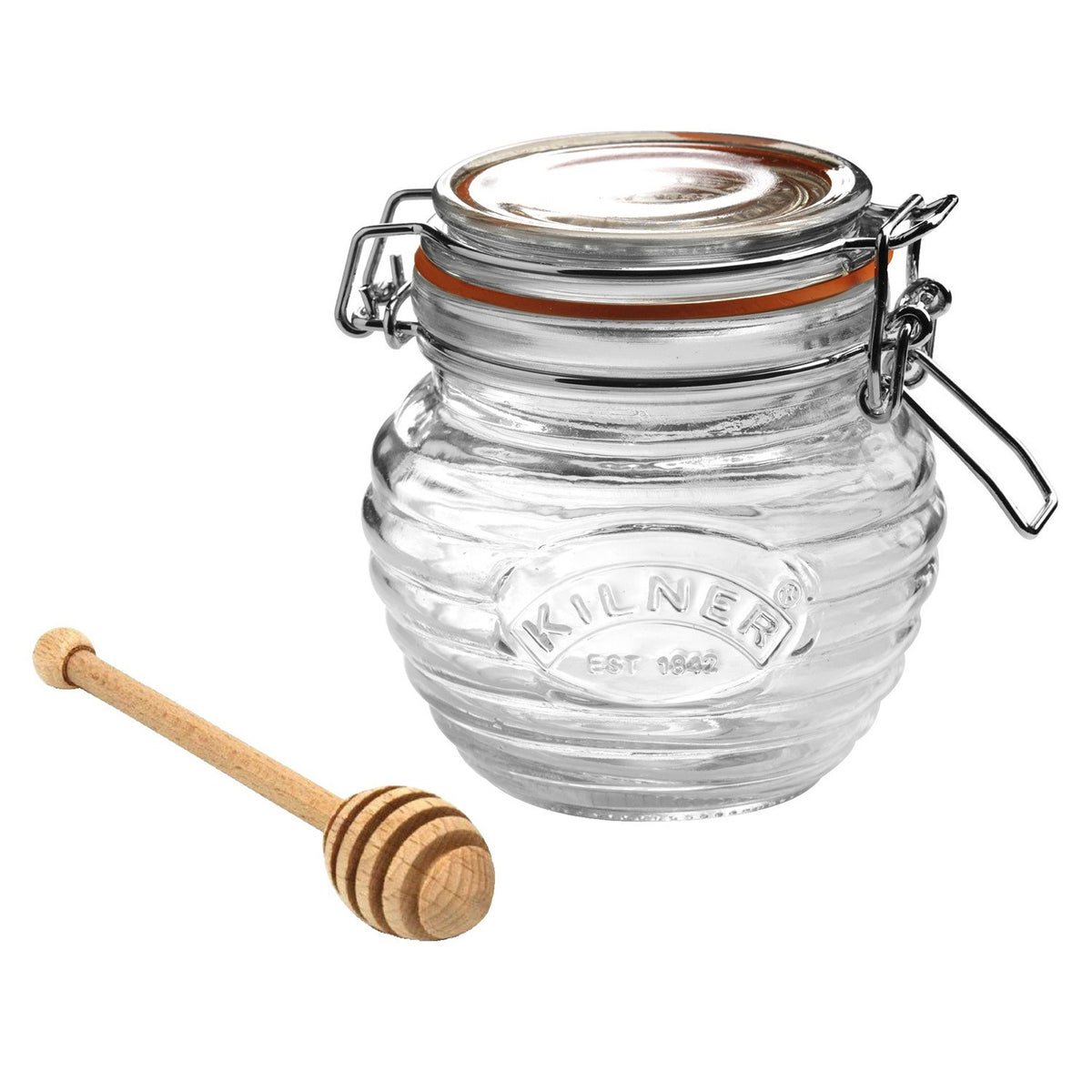 HONEY POT W/DIPPER 13.5OZ