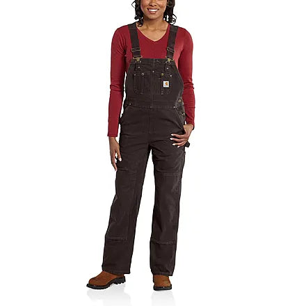 Carhartt Sandstone Unlined Bib Overall for Women
