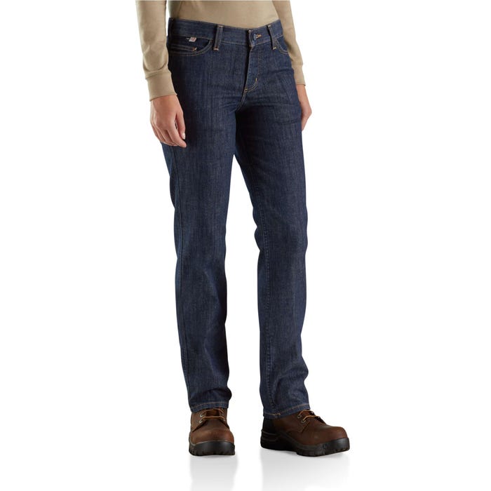 Carhartt FR Women's: 102688 417 Premium Dark Rugged Flex Jean