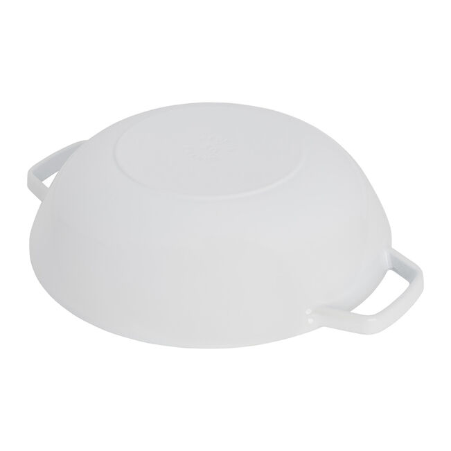 Staub Cast Iron 12-inch, Perfect Pan - Pure White